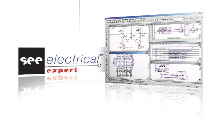 Інтерфейс SEE Electrical Expert для розробки принципових схем